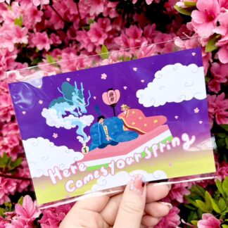 Ryuya × Shiori🍡Japanese Aladdin🧞ポストカード（夜桜ver）